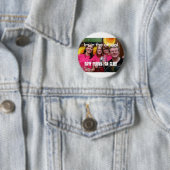 Badge Rond 5 Cm fans, Im dans le fonctionnaire, club de fan de (En situation)