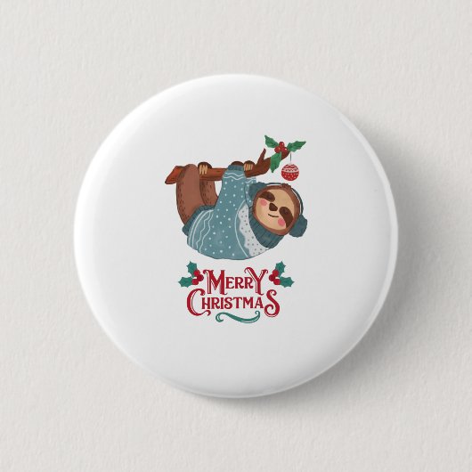 Badge Rond 5 Cm Fantaisie de Noël ! (Devant)