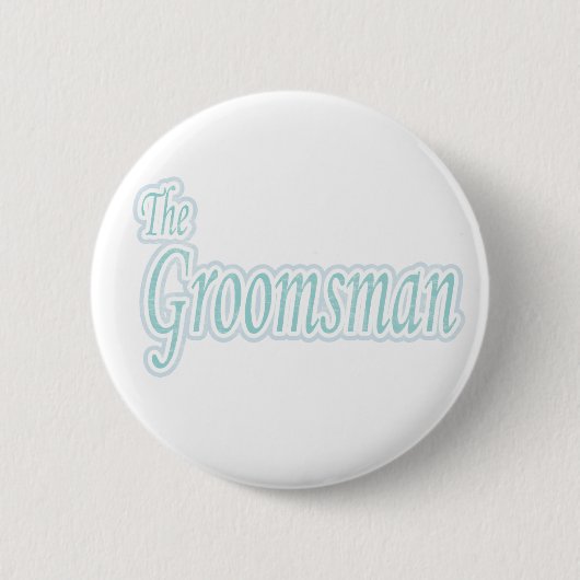 Badge Rond 5 Cm Fantaisie Groomsman (Devant)