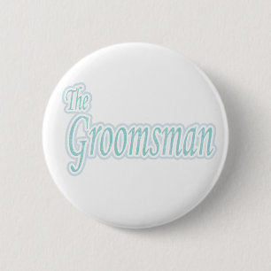 Badge Rond 5 Cm Fantaisie Groomsman