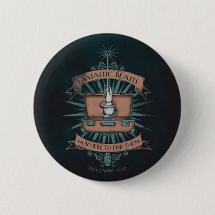 BADGE ROND 5 CM FANTASTIQUE BEASTS ET WHERE TO FIND THEM™