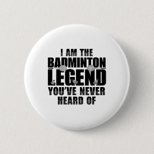 Badge Rond 5 Cm Fantastique Chemise Badminton Hommes Femmes Joueus