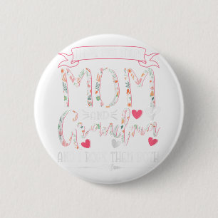Badge Rond 5 Cm Fantastique Grand-Mère Chemises Femmes Maman Et Gr