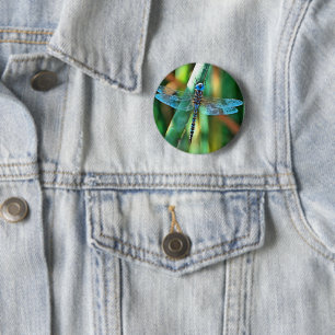 Badge Rond 5 Cm Fantasy Dragonfly