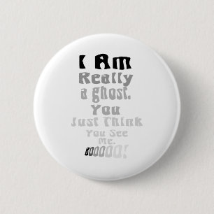 Badge Rond 5 Cm fantôme