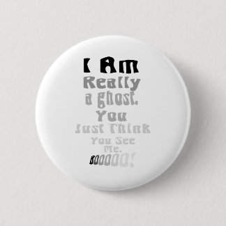 Badge Rond 5 Cm fantôme