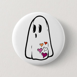 Badge Rond 5 Cm Fantôme de fierté lesbienne