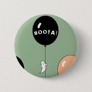 Badge Rond 5 Cm Fantôme de Halloween
