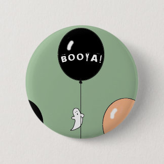 Badge Rond 5 Cm fantôme d'Halloween
