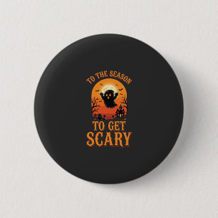 Badge Rond 5 Cm Fantôme d'Halloween pour la saison pour faire peur