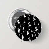 Badge Rond 5 Cm Fantômes d'Halloween foncé (Devant & derrière)