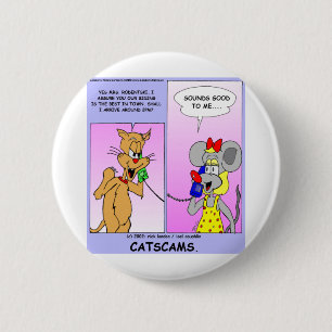 Badge Rond 5 Cm Farces de chats Cadeaux drôles T-shirts & Collecti