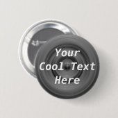 Badge Rond 5 Cm Fast Car I - Modèle (Devant & derrière)