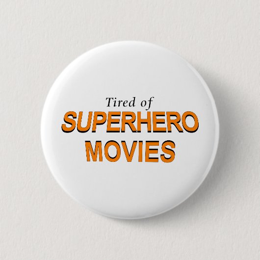 Badge Rond 5 Cm Fatigué Des Films Superhero (Devant)
