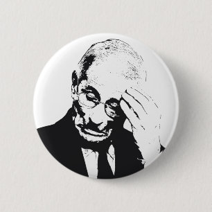 Badge Rond 5 Cm Fauci Facepalm