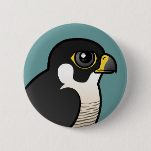 Badge Rond 5 Cm Faucon pérégrin