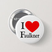 Badge Rond 5 Cm Faulkner (Devant & derrière)
