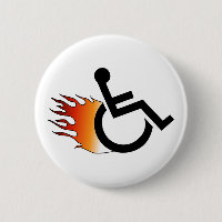 Fauteuil roulant flamboyant