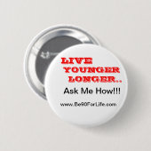 Badge Rond 5 Cm FDI Youngevity (Devant & derrière)