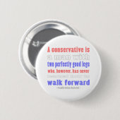 Badge Rond 5 Cm FDR définit les conservateurs (Devant & derrière)