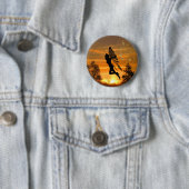 Badge Rond 5 Cm Fée (En situation)