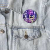 Badge Rond 5 Cm Fée adorable (En situation)