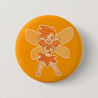Badge Rond 5 Cm Fée d'automne