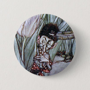 Badge Rond 5 Cm Fée de jardin