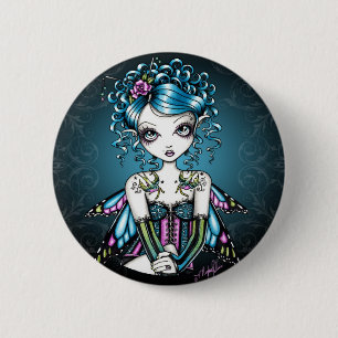 Badge Rond 5 Cm Fée gothique de couture de Gracie