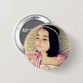 Badge Rond 5 Cm Fée gracieuse (Devant & derrière)