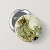 Badge Rond 5 Cm Fées loin - Arthur Rackham (Devant & derrière)
