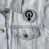 Badge Rond 5 Cm Femifist (En situation)