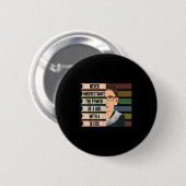 Badge Rond 5 Cm Feminist Ruth Bader Ginsburg Rbg Quote Girl With B (Devant & derrière)