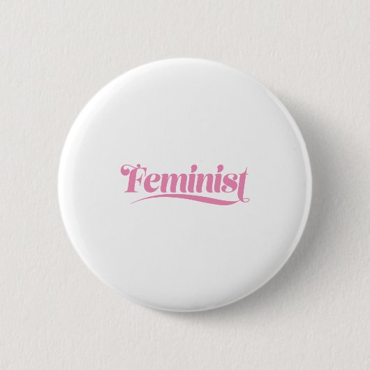 Badge Rond 5 Cm féministe (Devant)