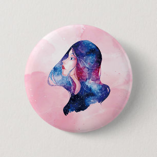Badge Rond 5 Cm Femme