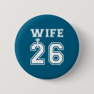 Badge Rond 5 Cm Femme 2026 mari mariage assorti partie de fiançail