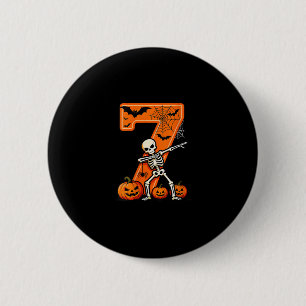 Badge Rond 5 Cm Femme 67 Six Seven Mème Couple Assorti Squelette