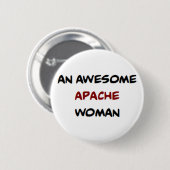 Badge Rond 5 Cm femme apache, superbe mug de café (Devant & derrière)