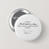 Badge Rond 5 Cm Femme avec une épée (Devant & derrière)