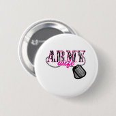 Badge Rond 5 Cm Femme de l'armée (Devant & derrière)