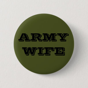 Badge Rond 5 Cm Femme de l'armée des boutons