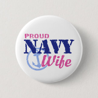Badge Rond 5 Cm Femme de marine