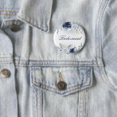 Badge Rond 5 Cm femme de ménage rose bleue (En situation)