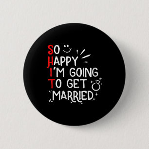 Badge Rond 5 Cm Femme Drôle Mariage Cadeau Hilarious Mariage Maria