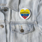 Badge Rond 5 Cm Femme équatorienne (En situation)