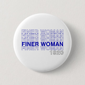 Badge Rond 5 Cm Femme Finer 1920 - Zeta Phi Beta