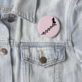 Badge Rond 5 Cm Femme méchante (En situation)