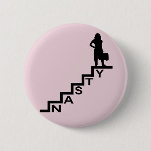 Badge Rond 5 Cm Femme méchante