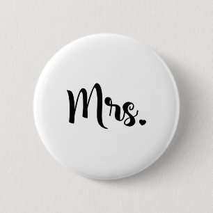 Badge Rond 5 Cm Femme Mme Fiançailles Mariage Enterrement de Vie d