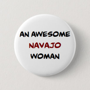 Badge Rond 5 Cm femme navajo, superbe mug à café